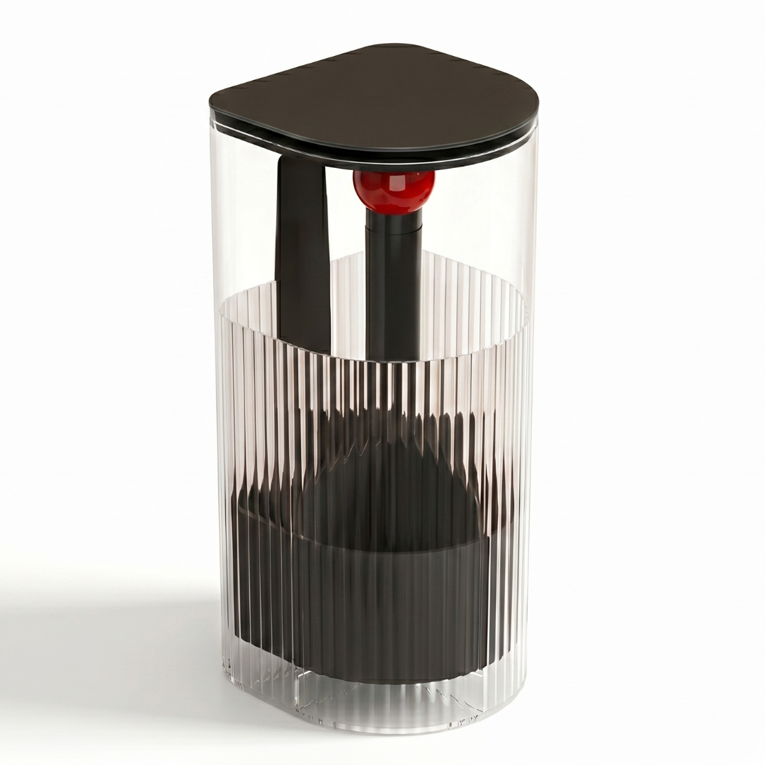 Organizador de brochas con elevación automática